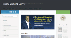Desktop Screenshot of jeremydiamondlaw.com