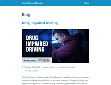 Tablet Screenshot of jeremydiamondlaw.com